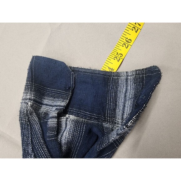 Field & Stream Men’s Button Up Flannel Blue Black  Gray Plaid Size L - Picture 7 of 7